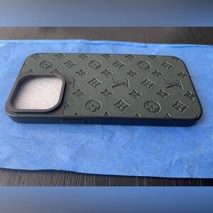 Luxury dark green felt Phone Case
